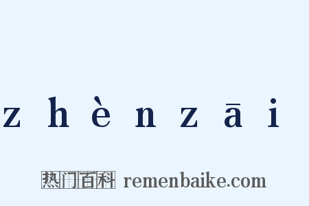 zhènzāi是什么意思的图片